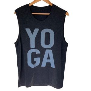 Alo yoga men Tank gray color